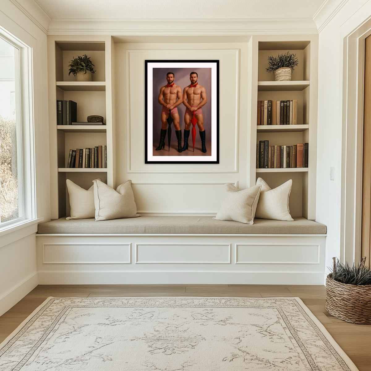 Men with Umbrellas — Queer Art Print