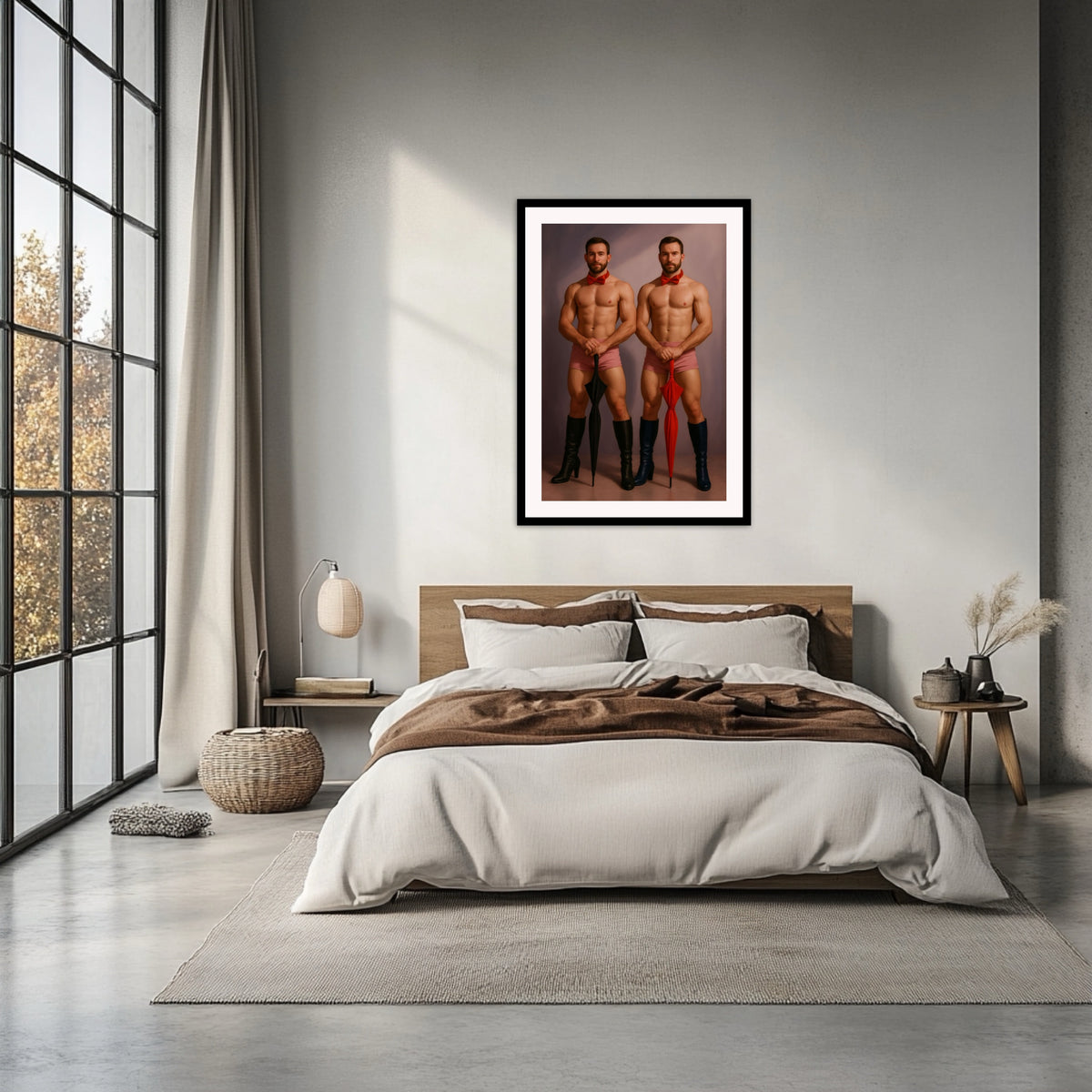 Men with Umbrellas — Queer Art Print