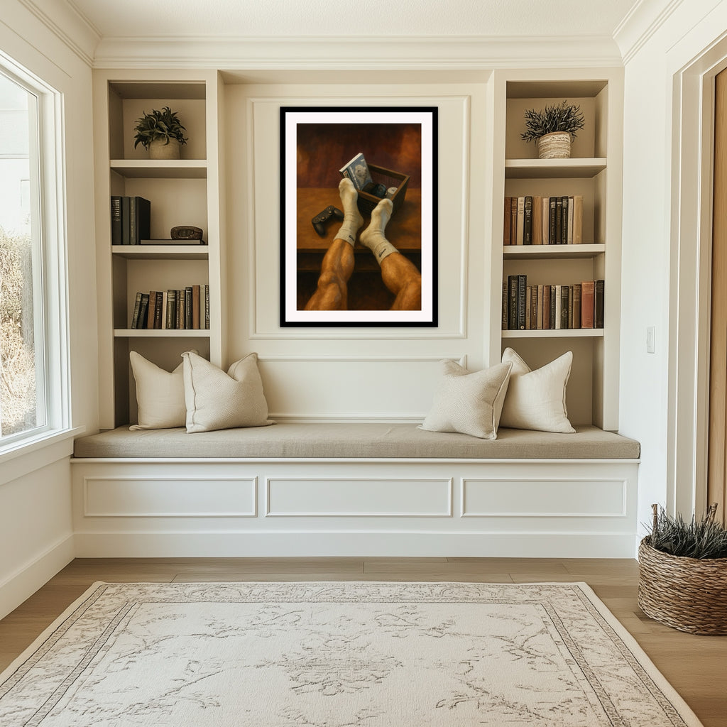 White Socks — Male Figure Art Print