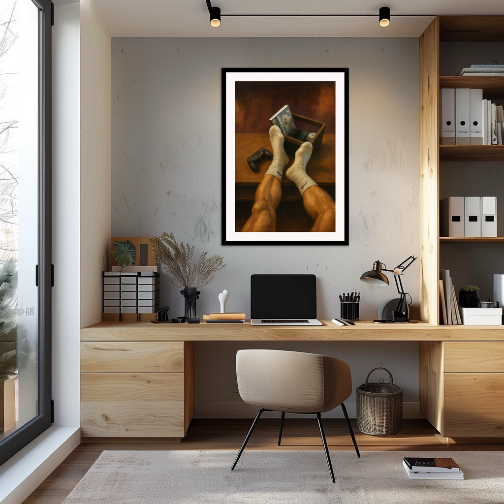 White Socks — Male Figure Art Print