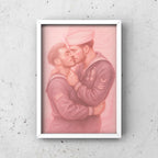 Pink Sailors — Queer Couple Art Print