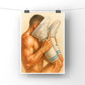 Legs Up in Socks, Queer Men's Art Print wall art print from JMH Prints