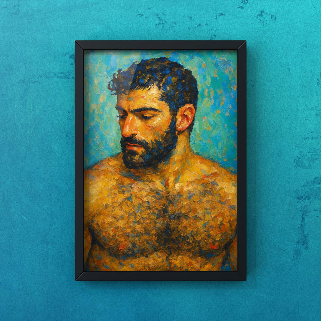 The Bearded Man — Gay Portrait Art Print