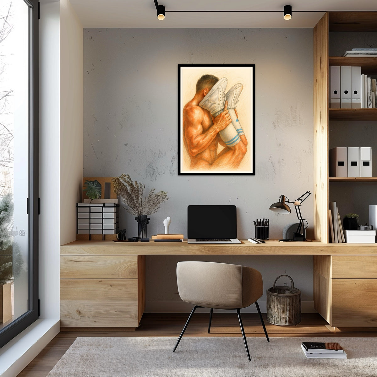 Legs Up in Socks — Queer Men's Art Print