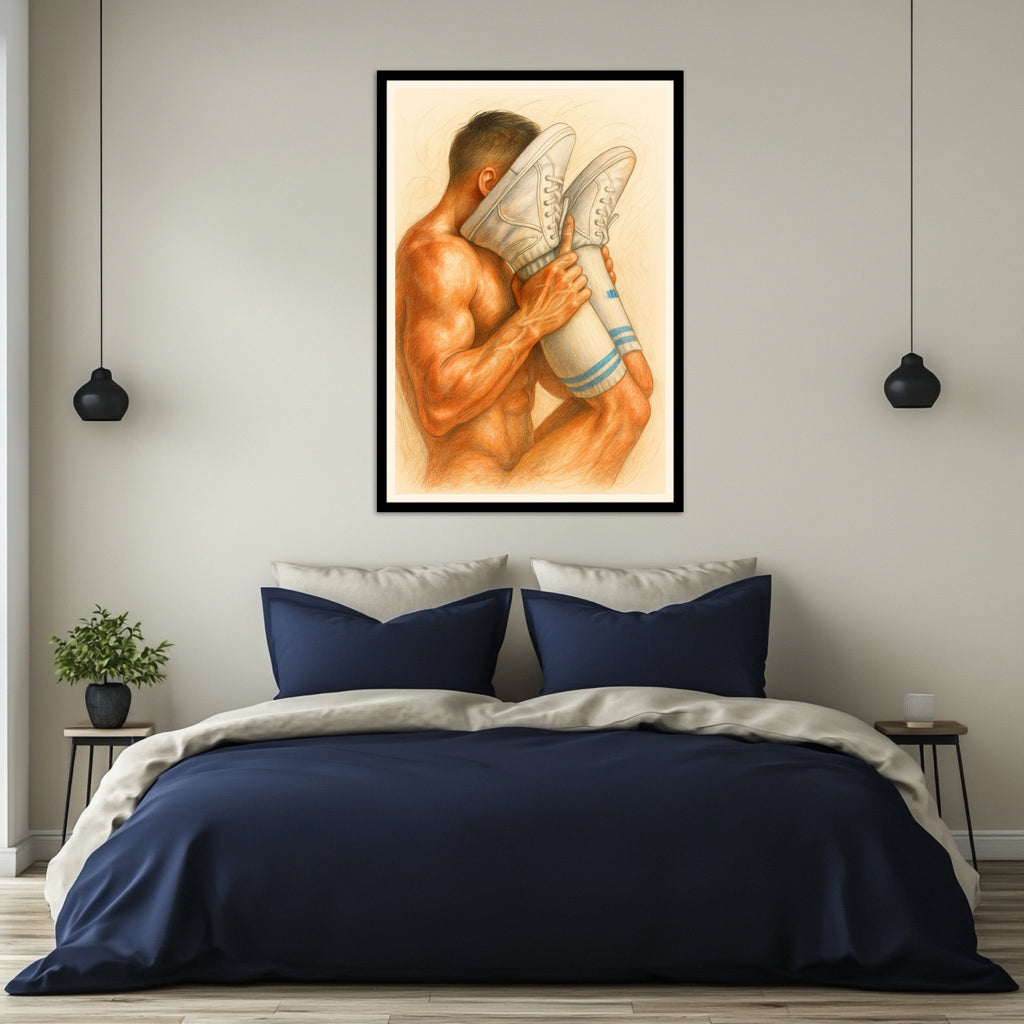 Legs Up in Socks — Queer Men's Art Print