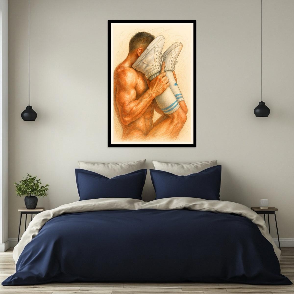 Legs Up in Socks — Queer Men's Art Print