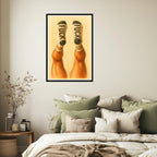 Orange F**K Socks Queer