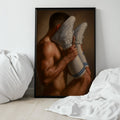 Legs Up, Queer Men's Art Print wall art print from JMH Prints