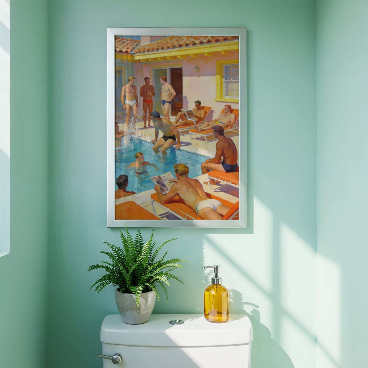 Poolside — Queer Art Print