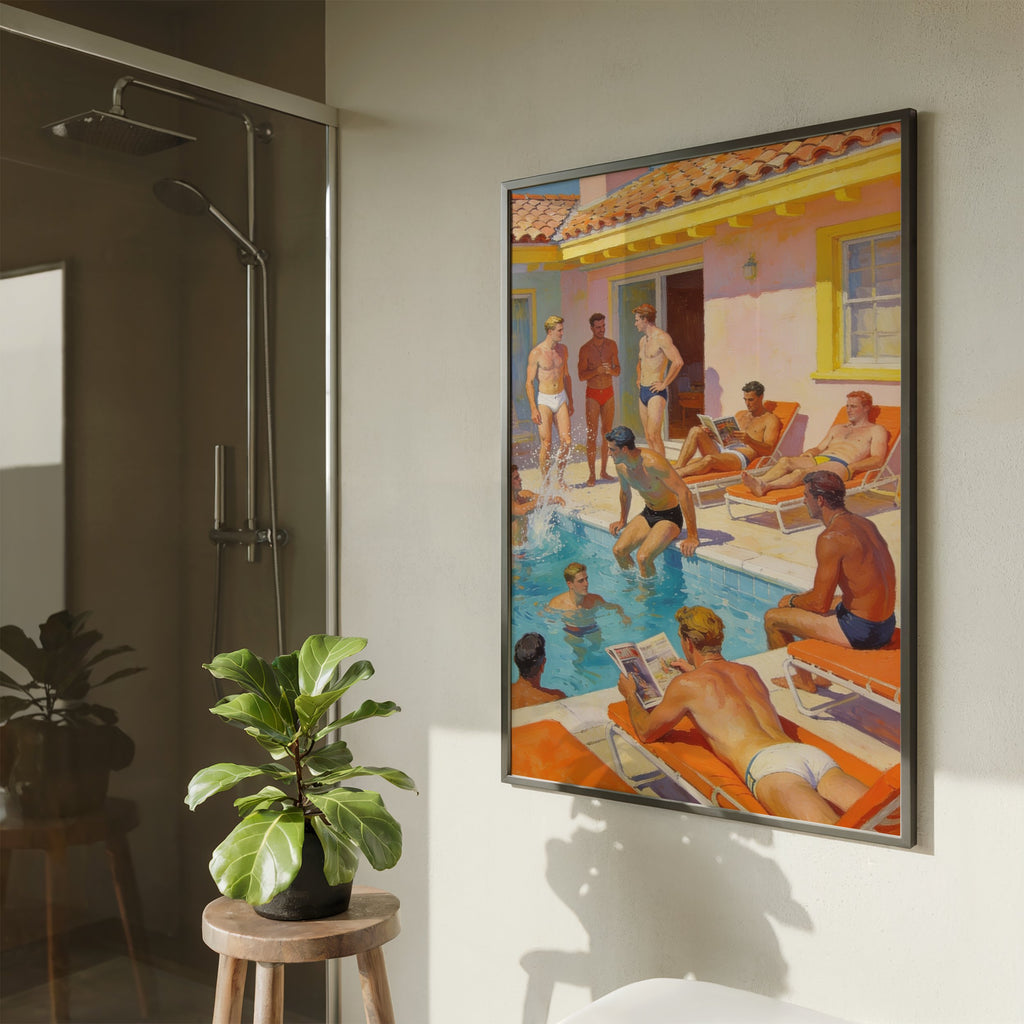 Poolside — Queer Art Print