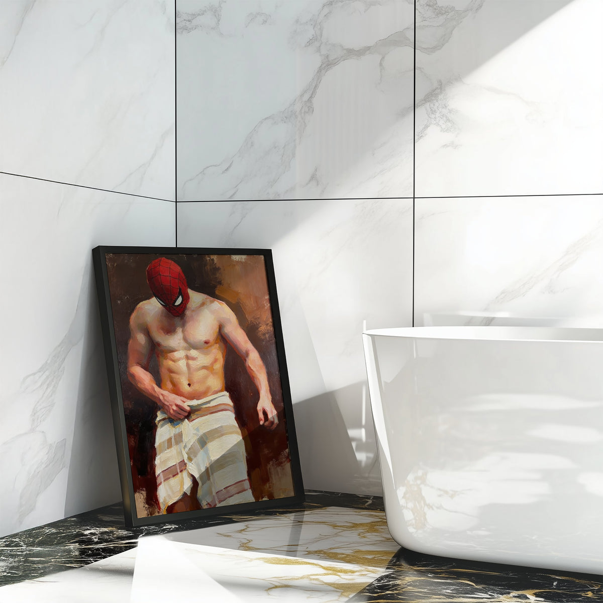Spider-Man Sauna Scene