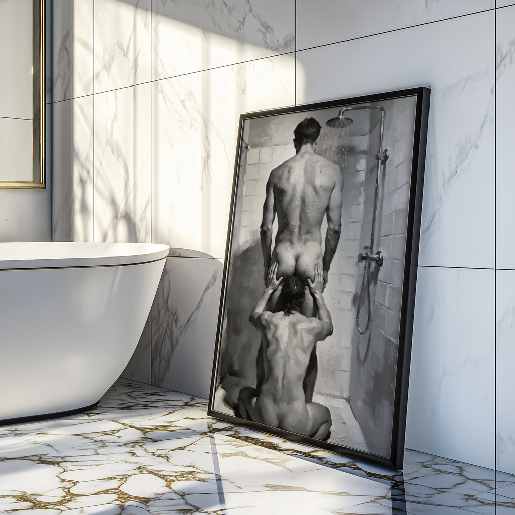 Shower Scene — Queer Men's Art Print