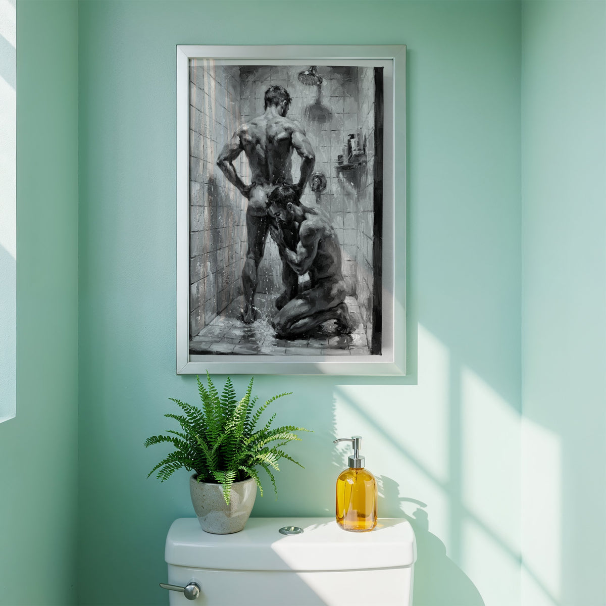 Shower Scene — Queer Men's Art Print