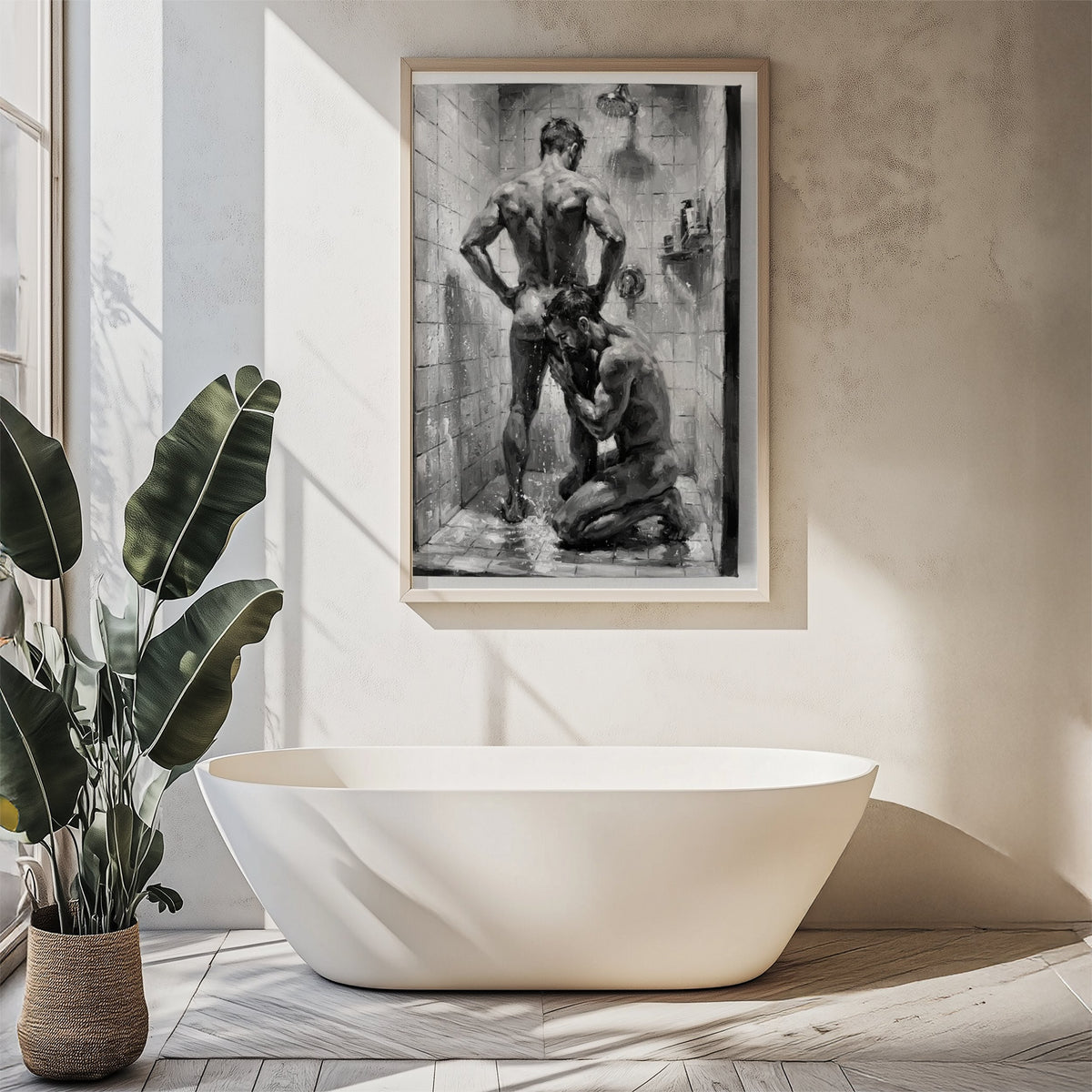 Shower Scene — Queer Men's Art Print