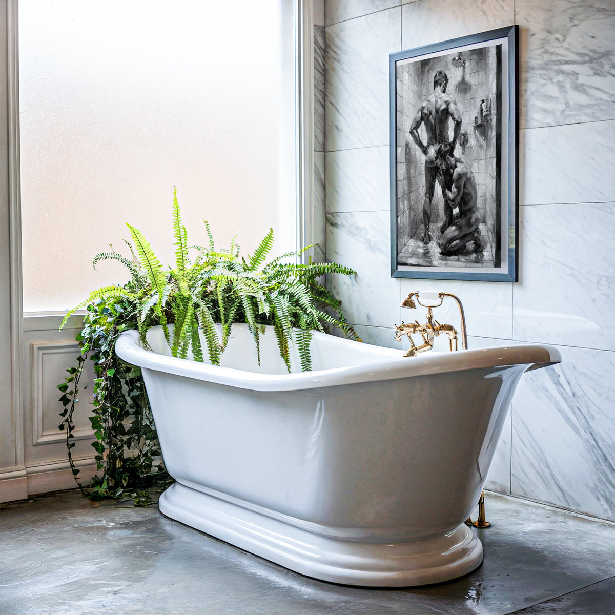 Shower Scene — Queer Men's Art Print