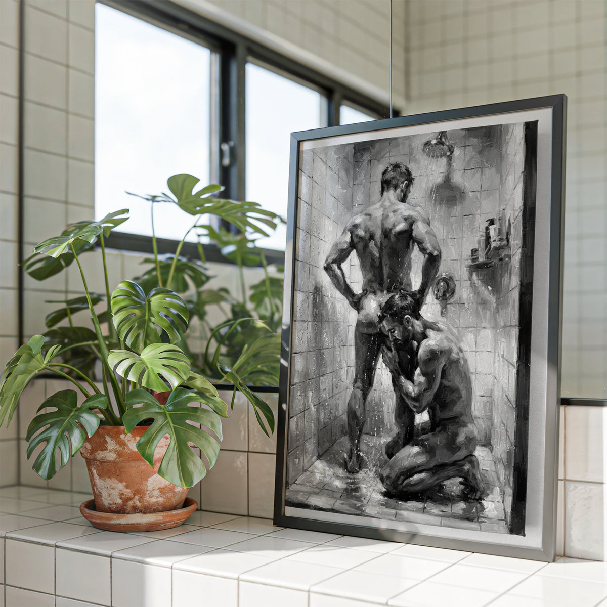 Shower Scene — Queer Men's Art Print