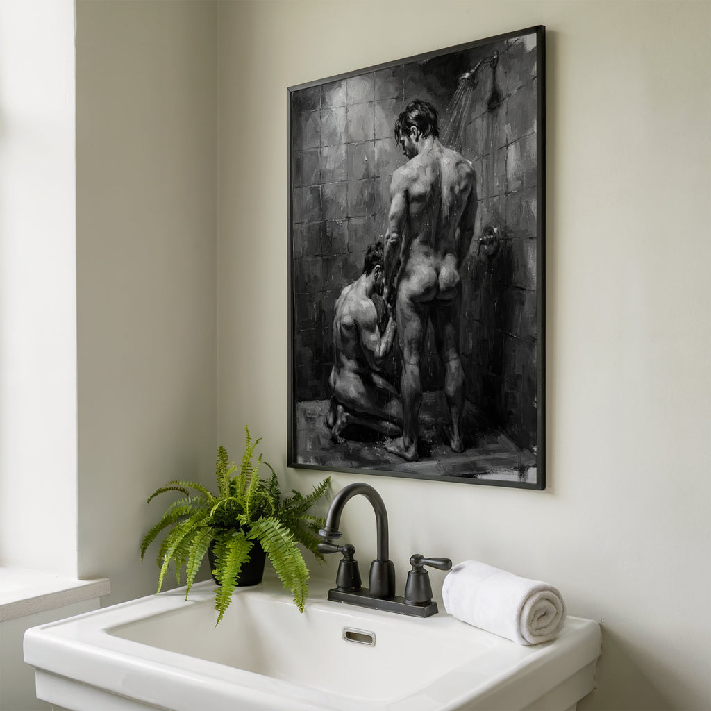 Shower Scene — Queer Men's Art Print