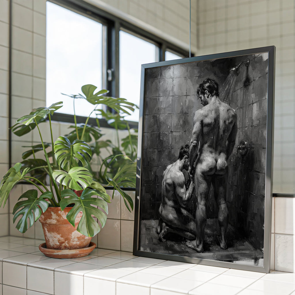 Shower Scene — Queer Men's Art Print