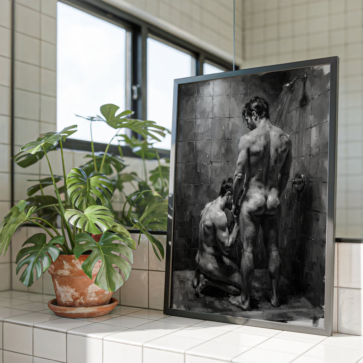 Shower Scene — Queer Men's Art Print