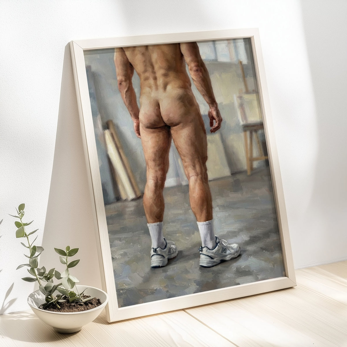 Trainers & Bottom — Queer Men's Art Print