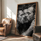 Three-Way Kiss — 18+ Queer Art Print