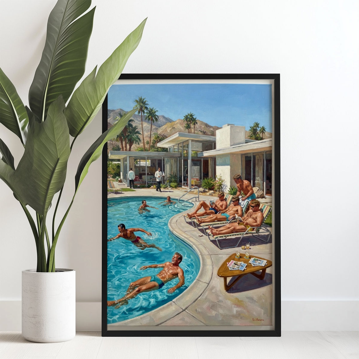 Poolside — Vintage Queer Art Print