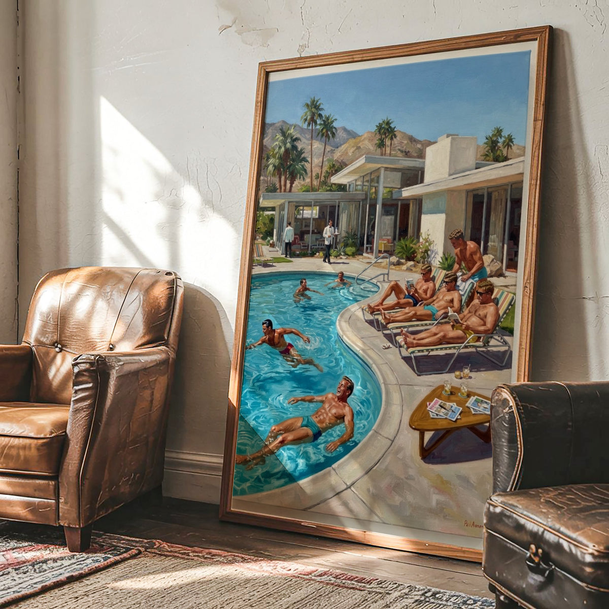 Poolside — Vintage Queer Art Print