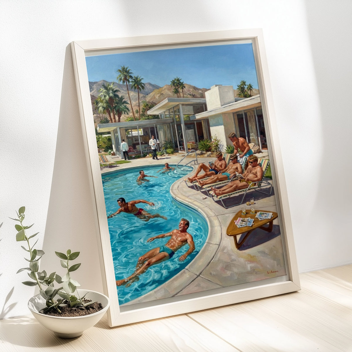 Poolside — Vintage Queer Art Print