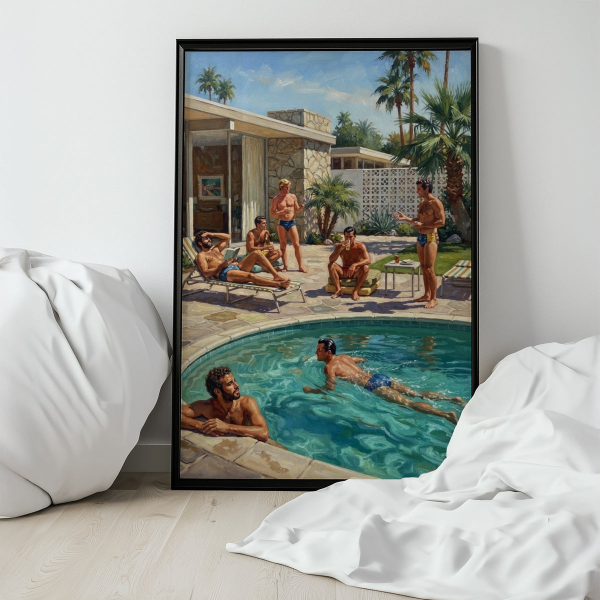 Vintage Pool Party — Queer Art Print