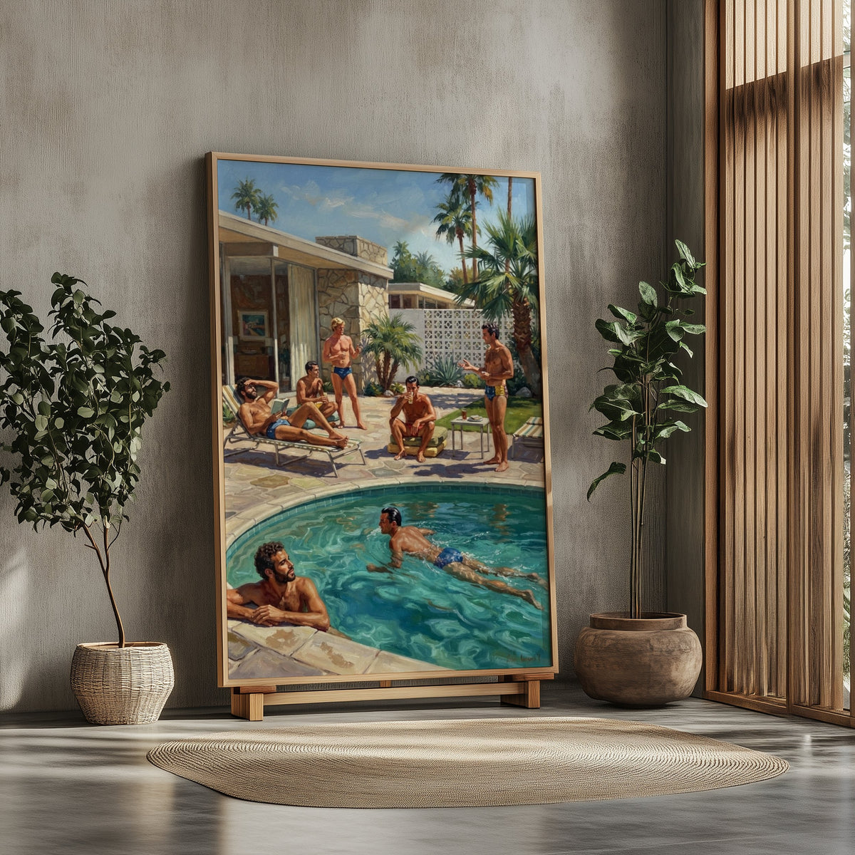 Vintage Pool Party — Queer Art Print