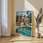 Vintage Pool Party — Queer Art Print
