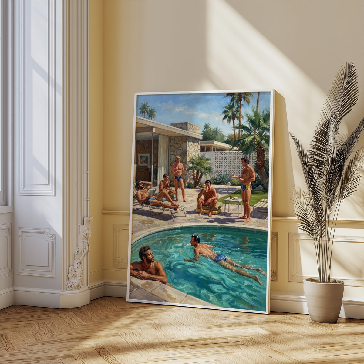 Vintage Pool Party — Queer Art Print