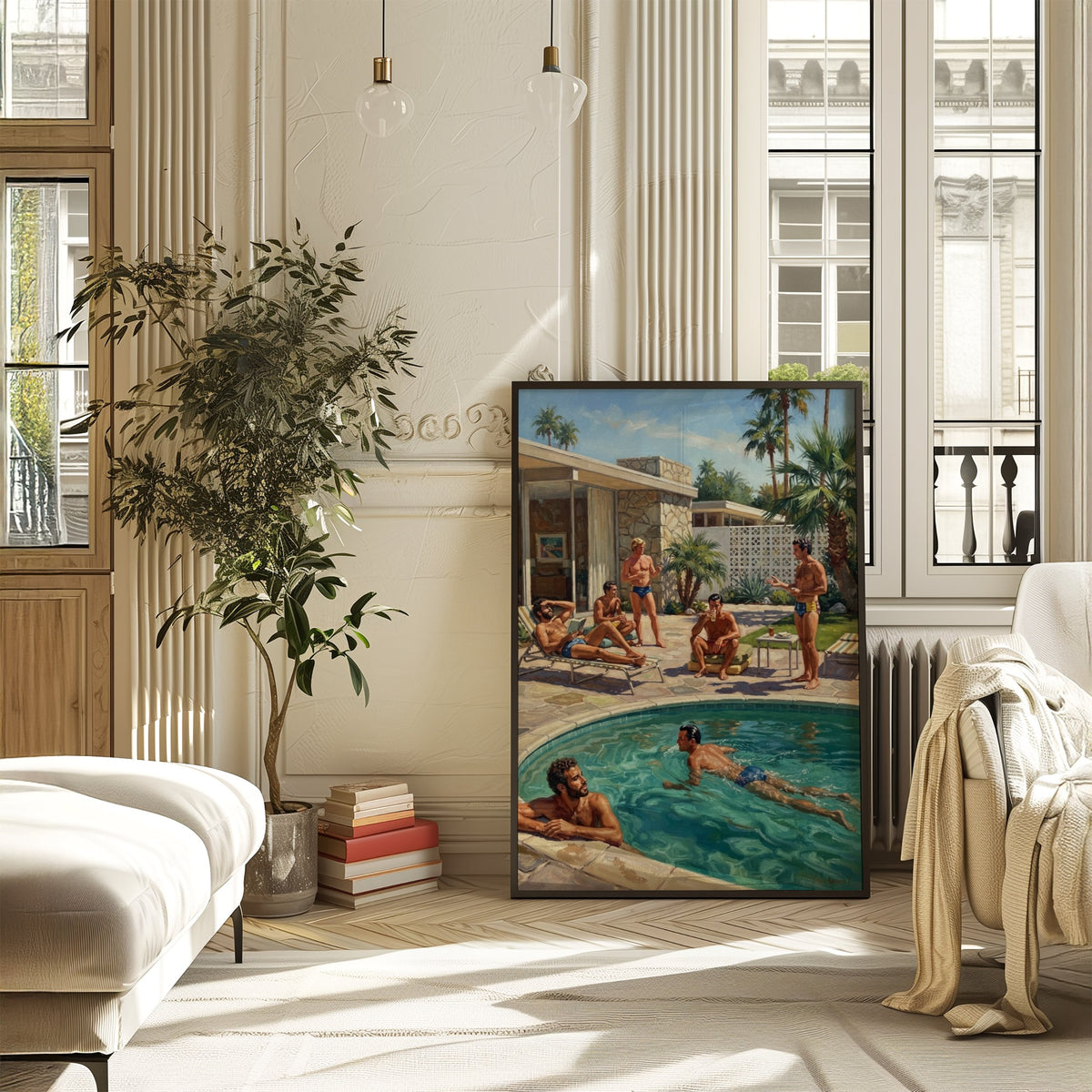 Vintage Pool Party — Queer Art Print