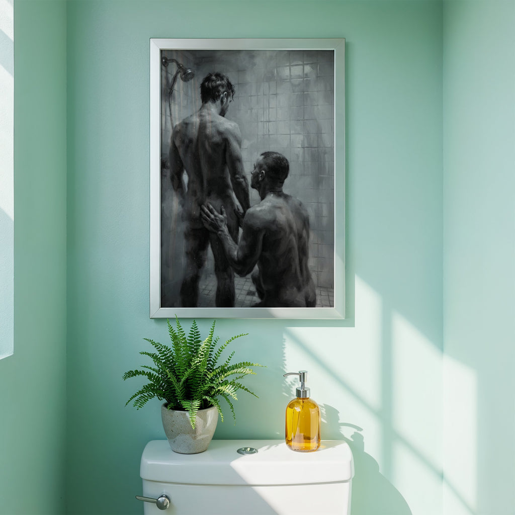 Shower Scene — Queer Men's Art Print