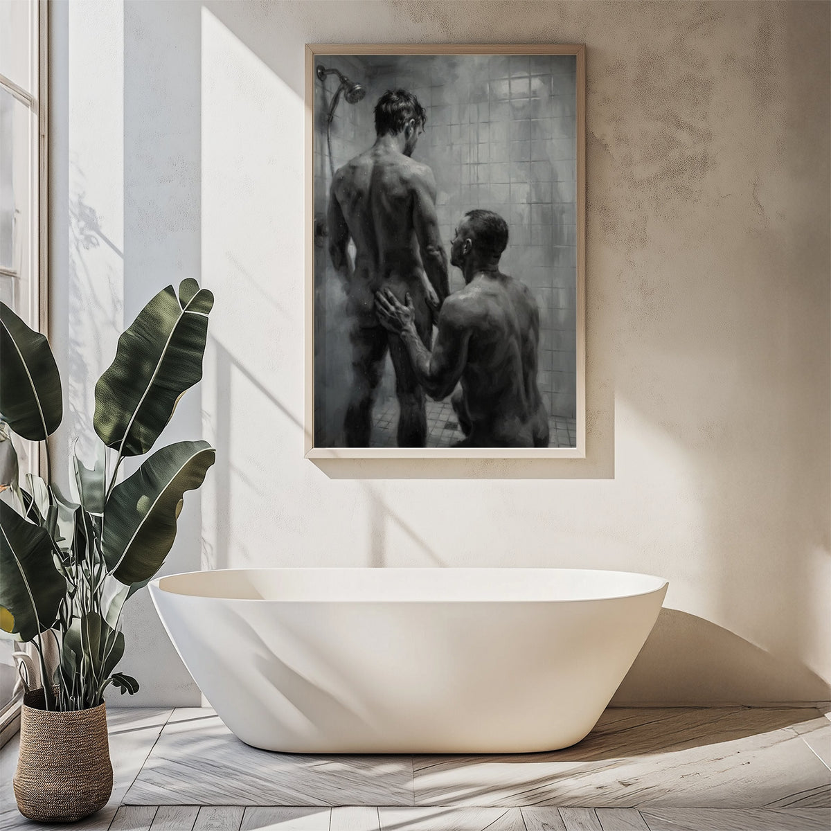 Shower Scene — Queer Men's Art Print