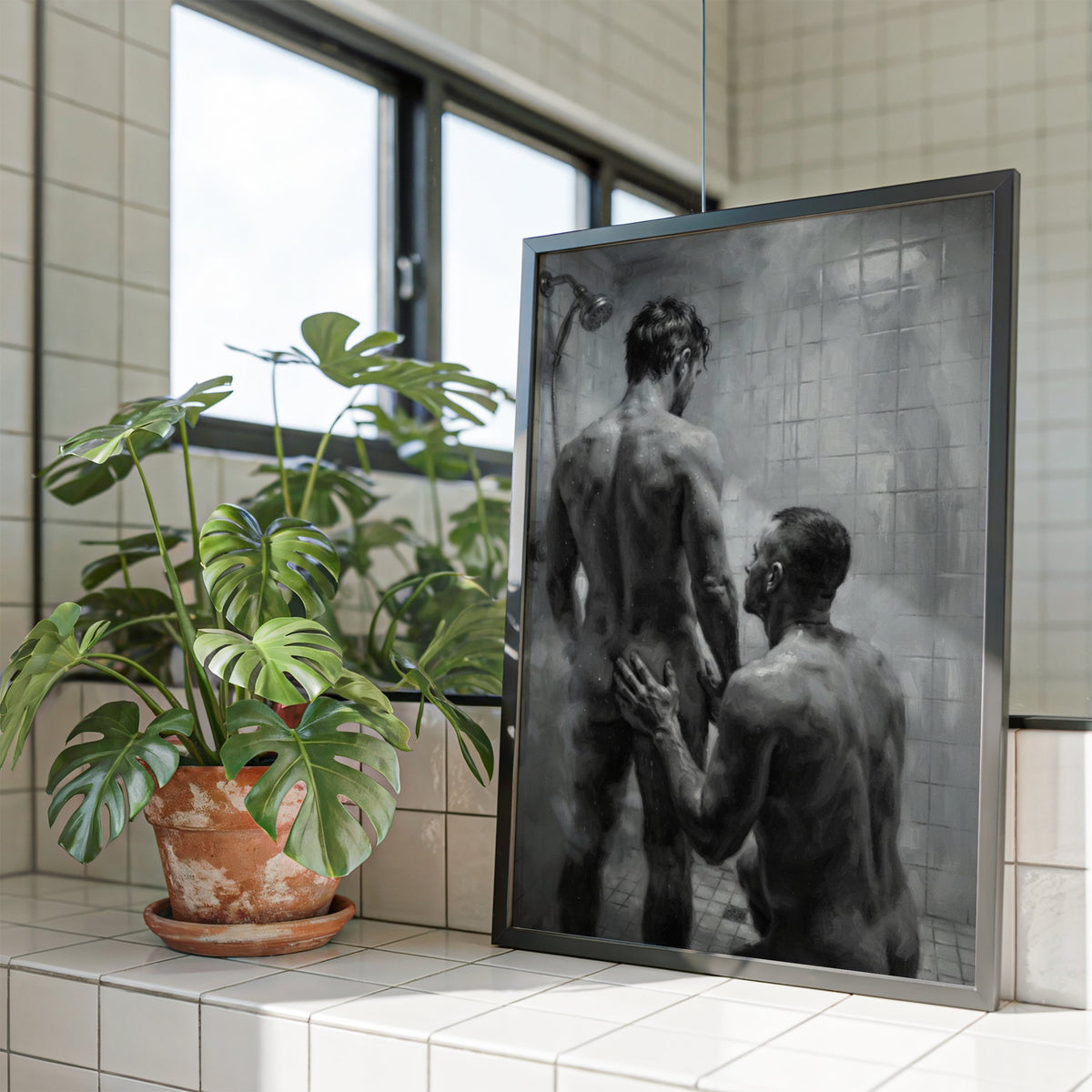 Shower Scene — Queer Men's Art Print