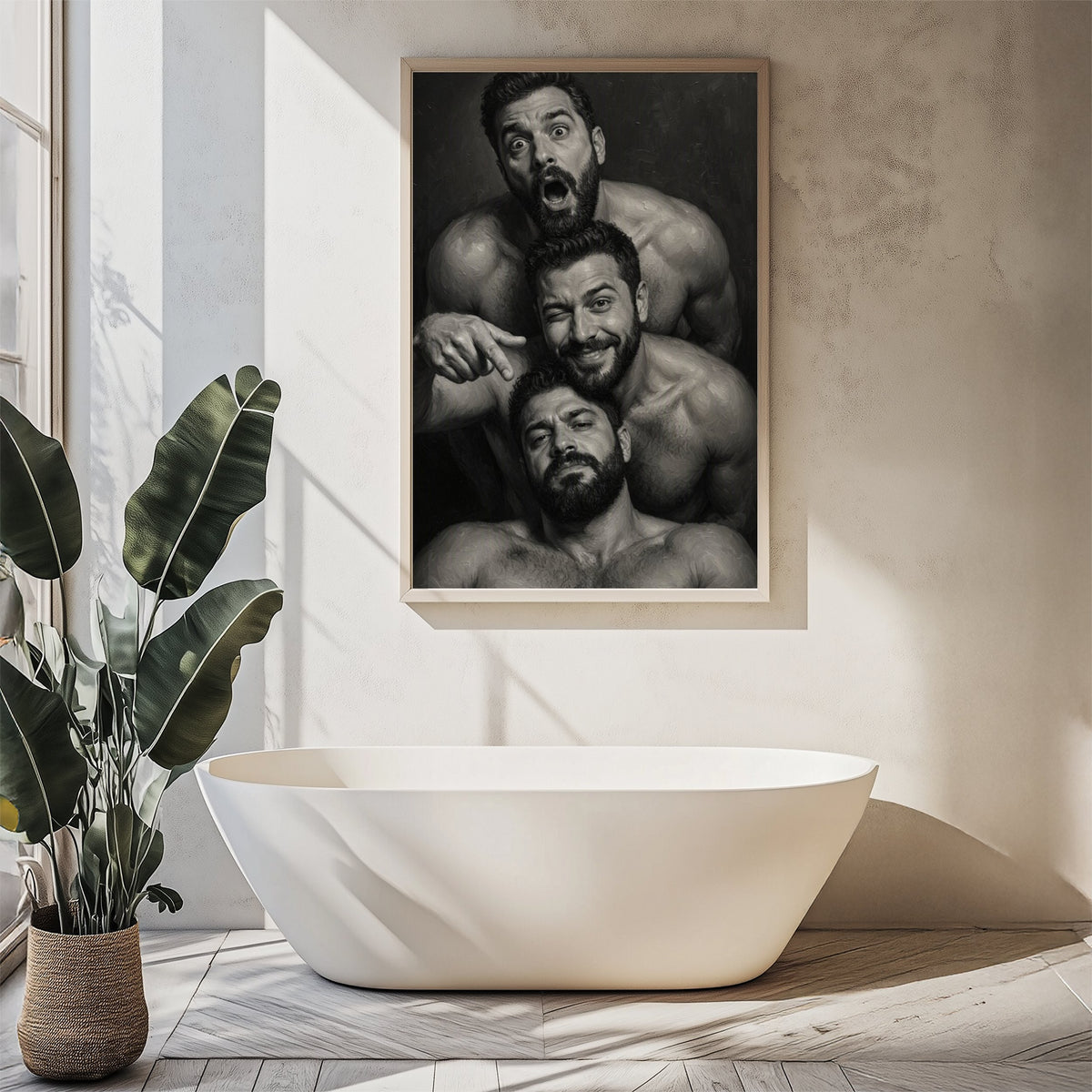 Bathroom Statement — Queer Toilet Art Print