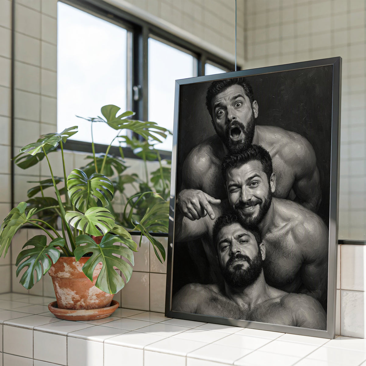 Bathroom Statement — Queer Toilet Art Print