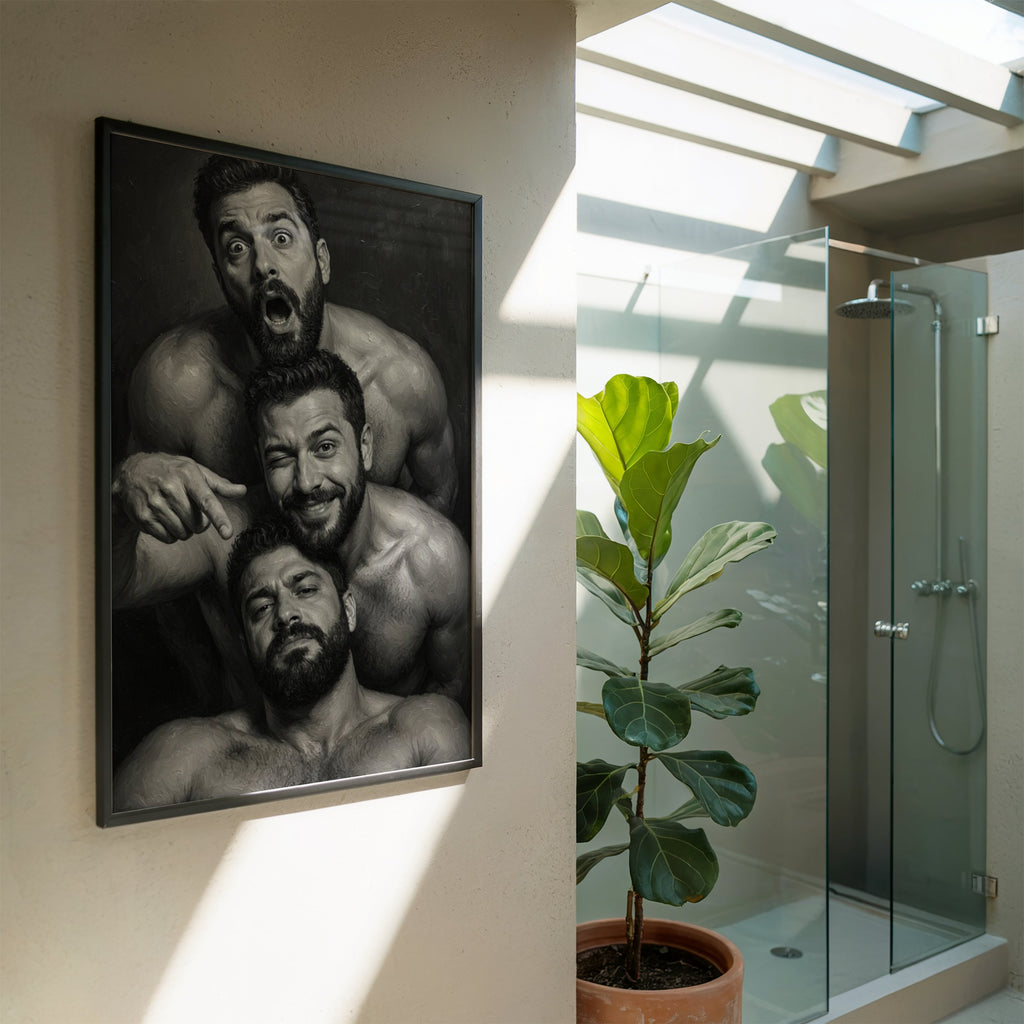 Bathroom Statement — Queer Toilet Art Print
