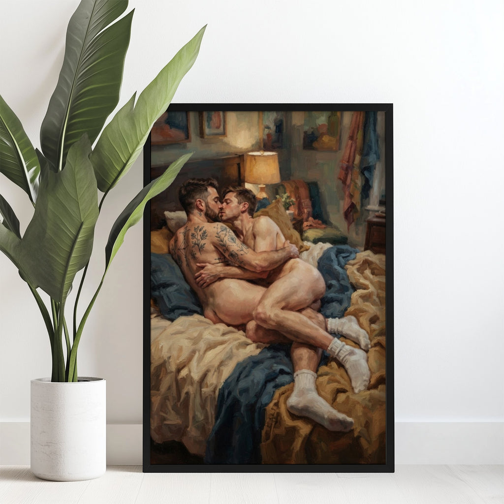 Bedroom Scene — Queer Men's Art Print