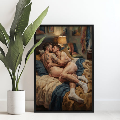 Bedroom Scene — Queer Men's Art Print