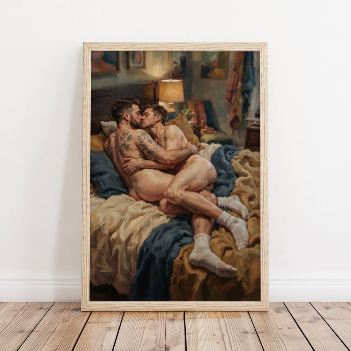 Bedroom Scene — Queer Men's Art Print