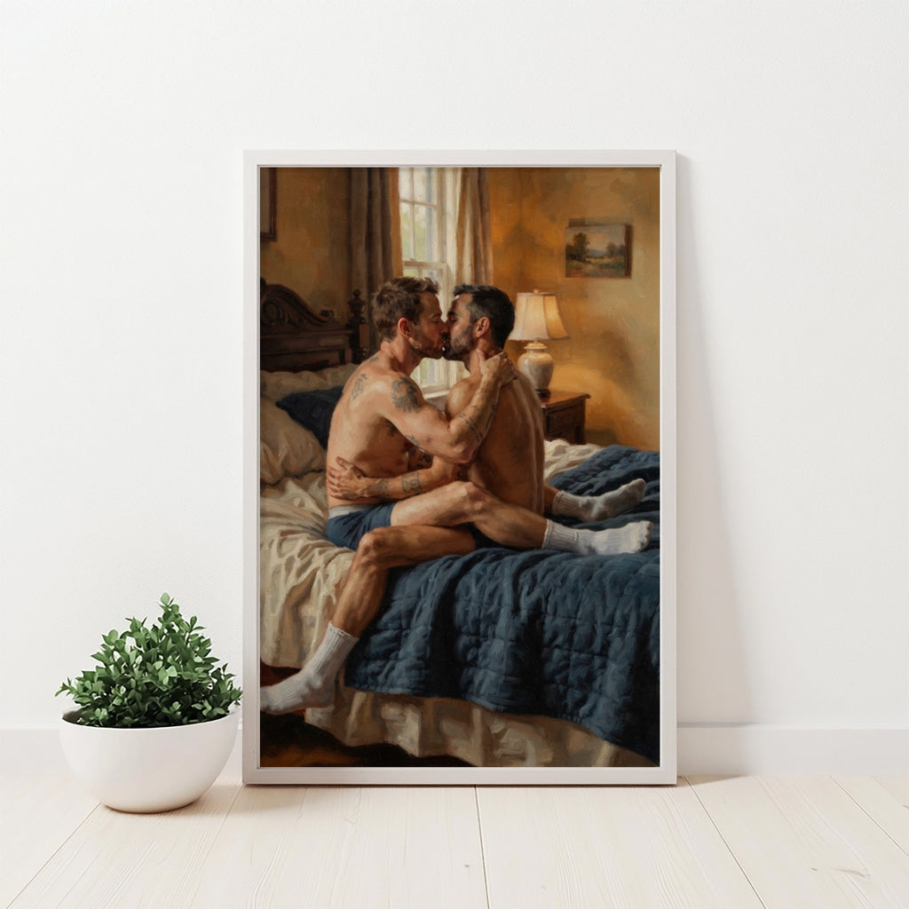 Queer Couple — 18+ Art Print