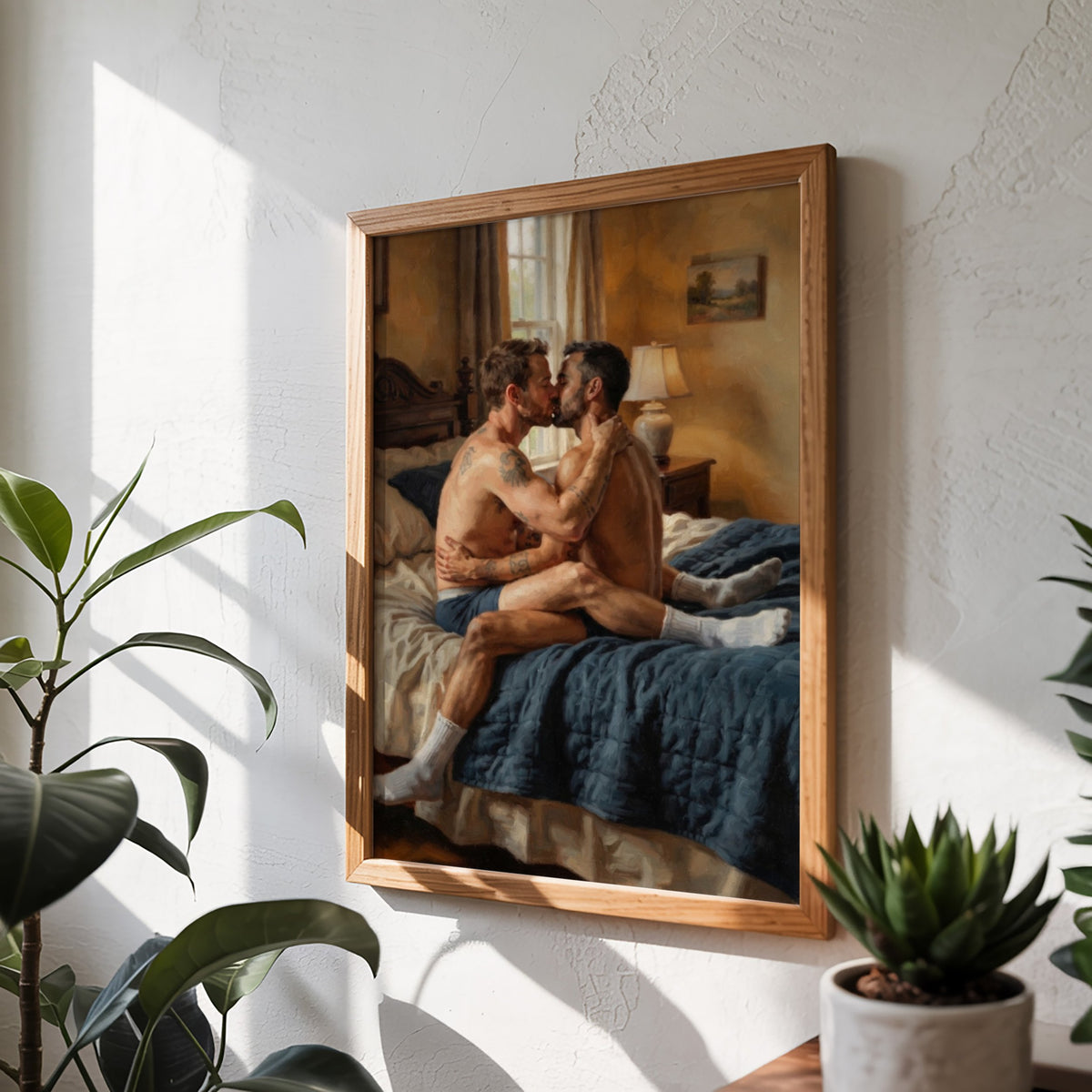 Queer Couple — 18+ Art Print