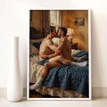 Queer Couple, 18+ Art Print wall art print from JMH Prints