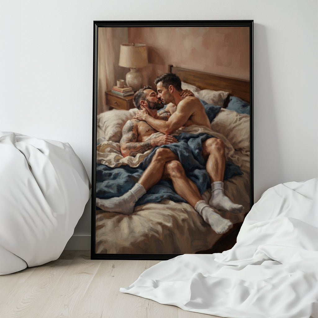 Bedroom Scene — Queer Men's Art Print