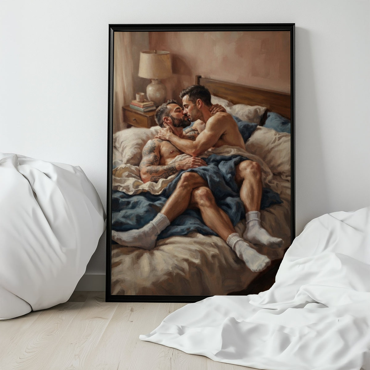 Bedroom Scene — Queer Men's Art Print