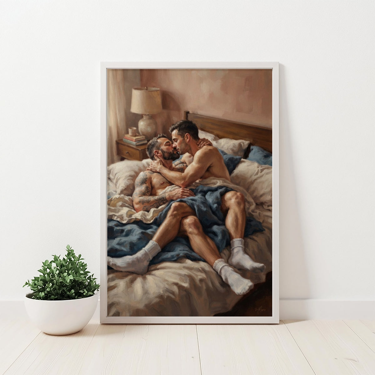 Bedroom Scene — Queer Men's Art Print