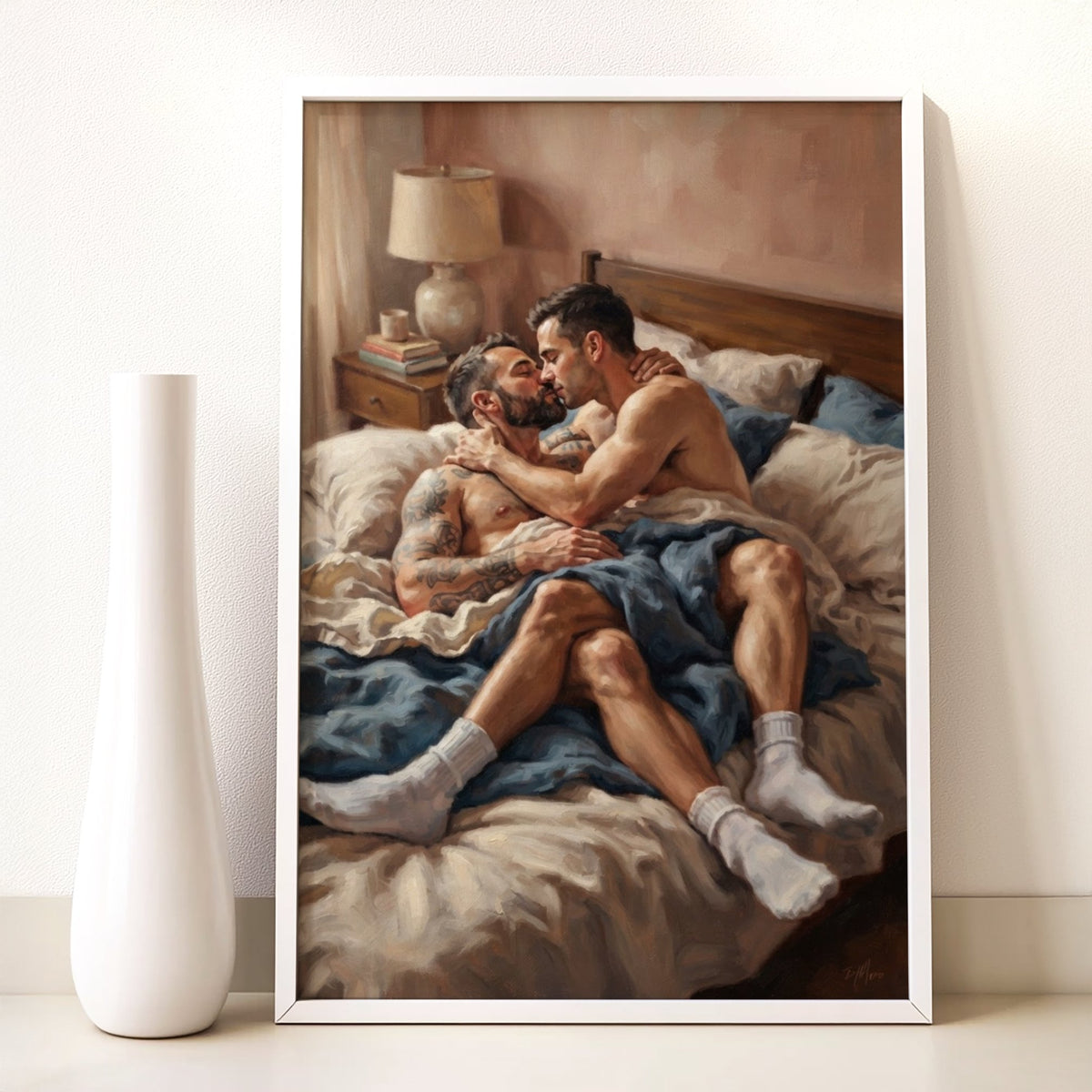 Bedroom Scene — Queer Men's Art Print