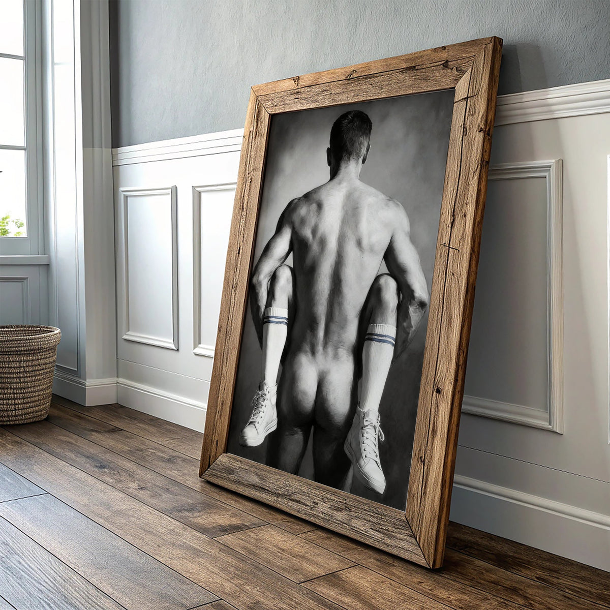 White Socks — Male Figure Art Print